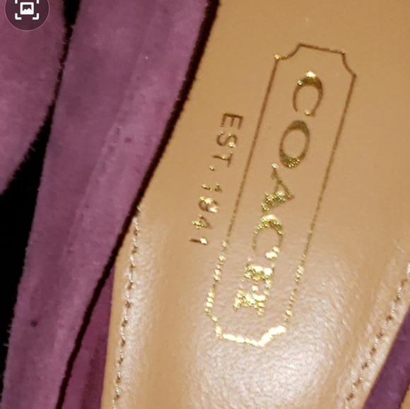 COACH PURPLE SHOES - Picture 5 of 7
